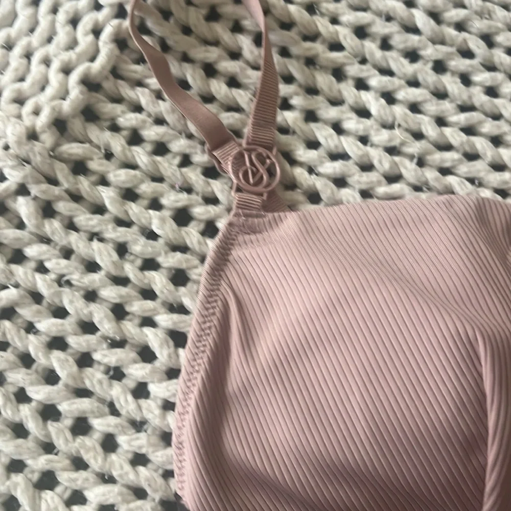 Pink Ribbed Bikini Set - Picture 2 of 6